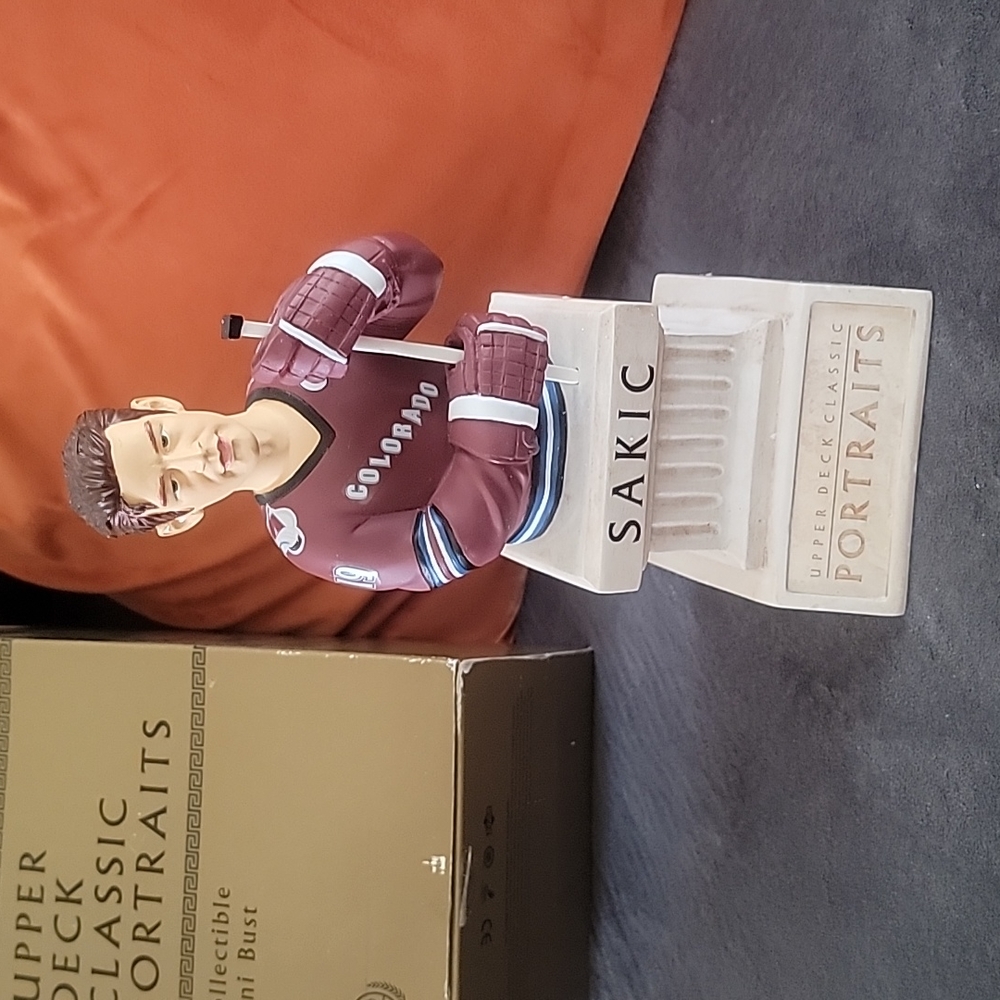 Joe Sakic Avalanche player #19 plague